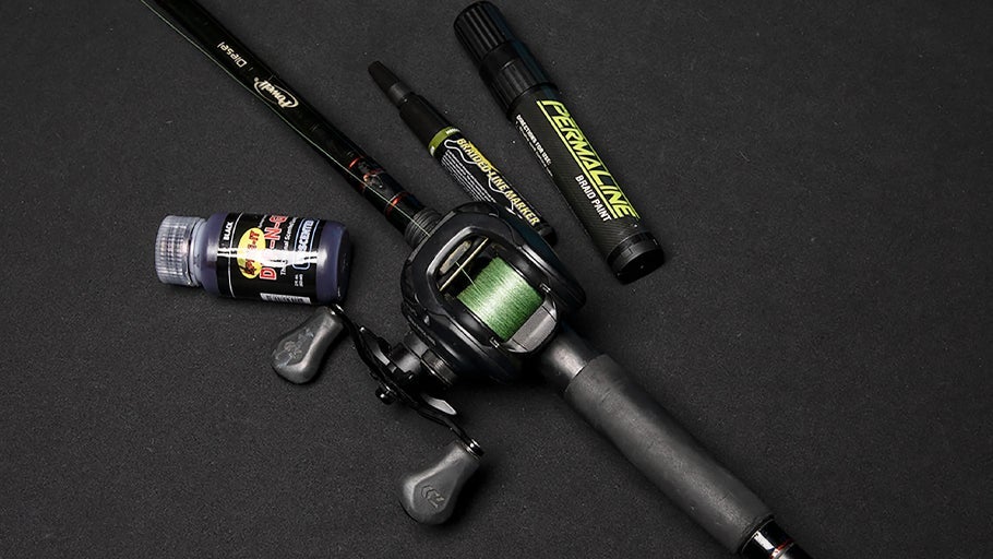 How-To Dye Braided Line