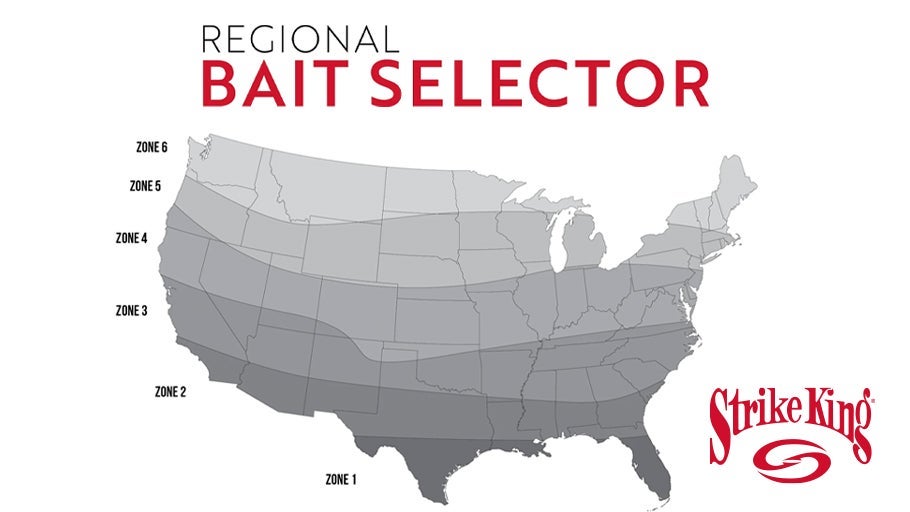 Strike King Regional Bait Selector