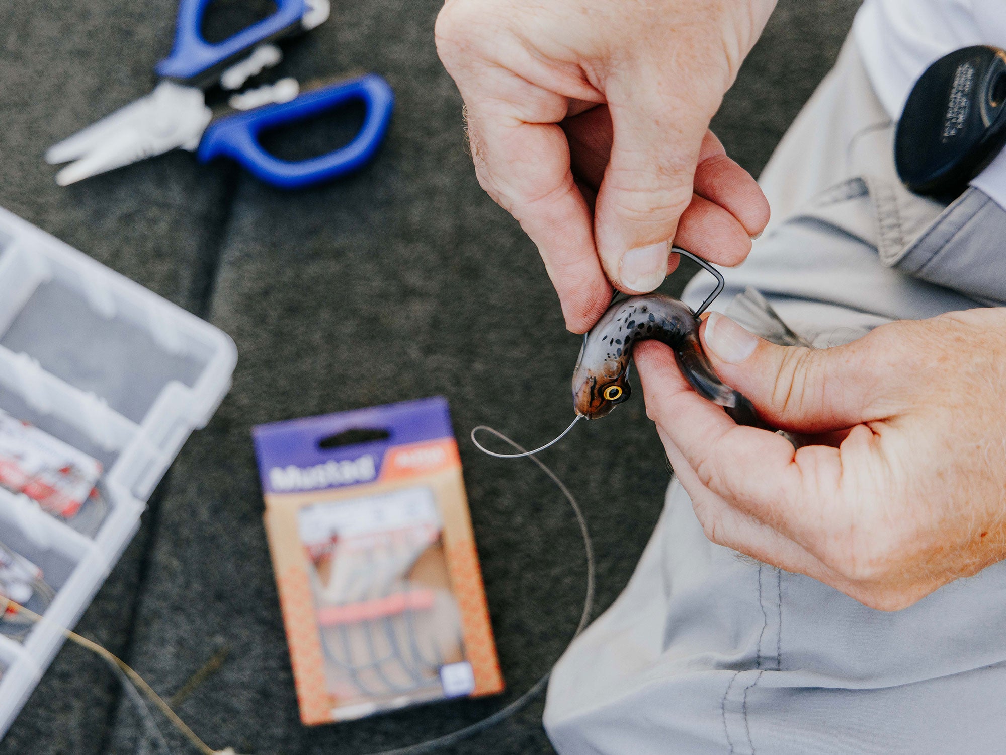 Single Hook Toad Rigging